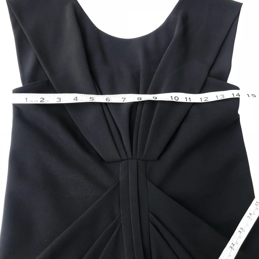 Balenciaga Black Dress LBD Cocktail Dress F36 - Picture 7 of 11